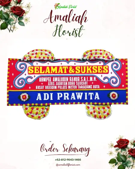 Papan Bunga Ucapan Selamat Pagongan